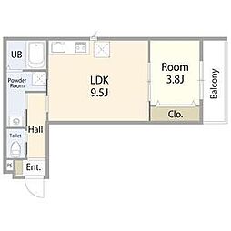 間取図画像 1LDK