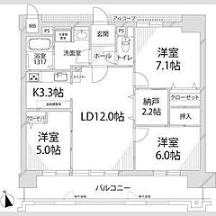 物件の間取り
