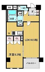 リアライズ呉服町 1LDKの間取図画像