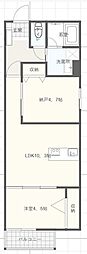 LEROY千里山(ル・ロワ千里山) 1SLDKの間取図画像