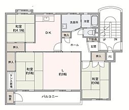 グリーンハイツD4 3LDKの間取図画像