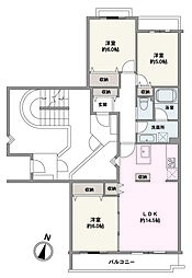 間取図画像 3LDK