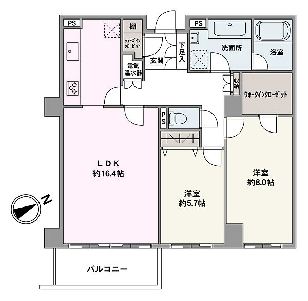 間取りを拡大表示