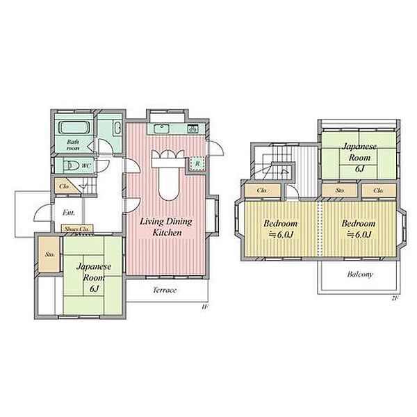 間取りを拡大表示