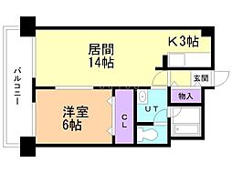 じょうてつドエル真駒内 4階/424