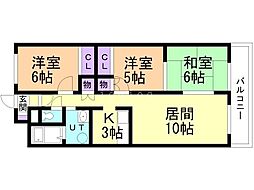 間取図画像 3LDK