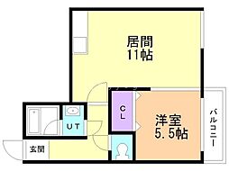 間取図画像 1LDK