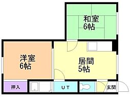間取図画像 2DK