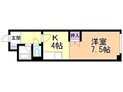 間取図画像 1DK