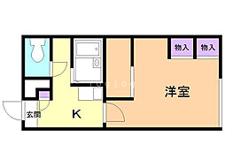 レオパレスエスペールポナールII 1階