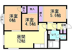 間取図画像 3LDK