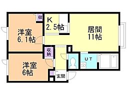 シャーメゾン澄川I 1階/102