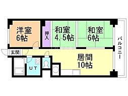 メゾン・ド・もなみ 3LDKの間取図画像