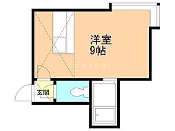 ソニア美園-5 ワンルームの間取図画像