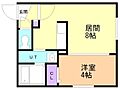 ラフィーネ月寒中央通1階4.8万円