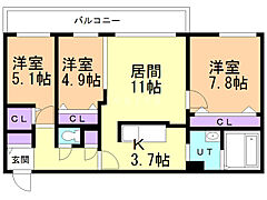 物件の間取り