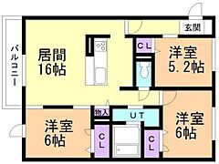 物件の間取り