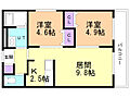 アルファスクエア平岸4条3階9.4万円