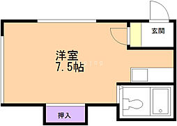 間取図画像 ワンルーム
