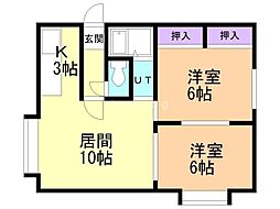 山の手ハイツ 2階/202