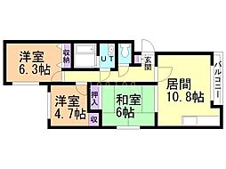 間取図画像 3LDK