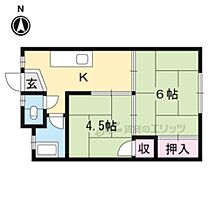 京都府亀岡市東竪町（賃貸アパート2K・1階・29.70㎡） その2