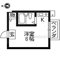 パンプキンハウス 102 ｜ 京都府京都市右京区宇多野馬場町（賃貸アパート1R・1階・14.00㎡） その2