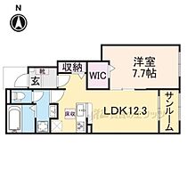 ？コンフォルト 104 ｜ 京都府南丹市園部町小桜町２号（賃貸アパート1LDK・1階・50.14㎡） その2