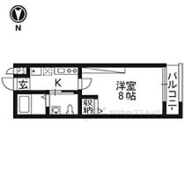 京都府京都市右京区梅津フケノ川町（賃貸マンション1K・2階・22.36㎡） その2