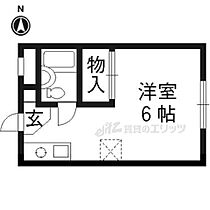 パリス嵐山 203 ｜ 京都府京都市西京区嵐山内田町（賃貸アパート1R・2階・20.00㎡） その2