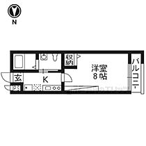 ブライトハイムＣ棟 205 ｜ 京都府京都市右京区梅津フケノ川町（賃貸マンション1K・2階・22.36㎡） その2