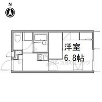 京都府京都市右京区嵯峨野六反田町（賃貸アパート1K・1階・20.28㎡） その2