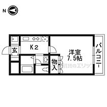 ストリームハイツ・ユアサ 207 ｜ 京都府南丹市八木町八木河原（賃貸アパート1K・2階・24.75㎡） その2