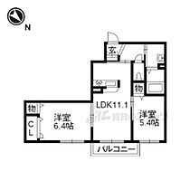 京都府京都市右京区梅ケ畑向ノ地町（賃貸アパート2LDK・2階・53.77㎡） その2