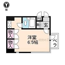 エスポワールＴ 4-A ｜ 京都府京都市右京区常盤馬塚町（賃貸マンション1K・4階・20.80㎡） その1