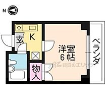 京都府京都市右京区太秦安井小山町（賃貸マンション1K・5階・20.00㎡） その2