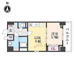 間取図画像 1LDK