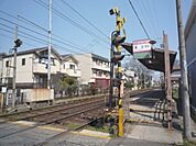 嵐電有栖川駅まで400メートル