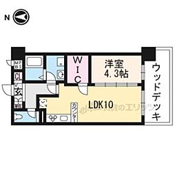 香楽園 1LDKの間取図画像