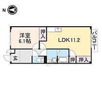 滋賀県長浜市小堀町（賃貸アパート1LDK・2階・45.64㎡） その2