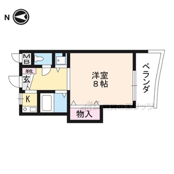 メゾン東大津 107｜滋賀県大津市木下町(賃貸マンション1K・2階・22.17㎡)の写真 その2