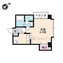 滋賀県大津市中央3丁目（賃貸マンション1K・3階・25.40㎡） その2