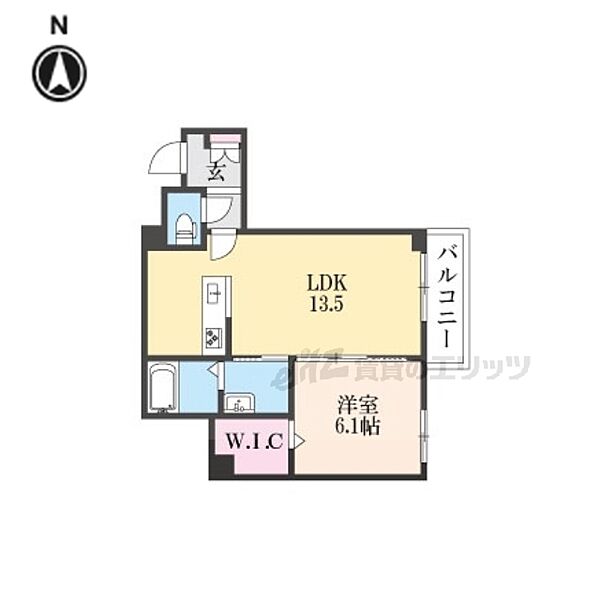 プルミエール A303｜滋賀県彦根市古沢町字裏田(賃貸マンション1LDK・3階・46.05㎡)の写真 その2