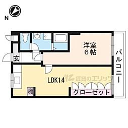 ミックマック6 1LDKの間取図画像