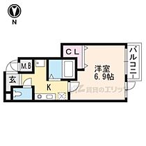 滋賀県大津市本堅田4丁目（賃貸アパート1K・3階・21.35㎡） その2