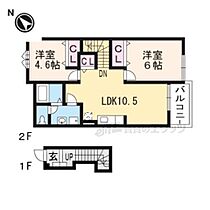 滋賀県湖南市下田（賃貸アパート2LDK・2階・51.67㎡） その2