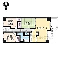 サンコート南草津  ｜ 滋賀県草津市野路1丁目（賃貸マンション3LDK・9階・72.12㎡） その2