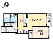 滋賀県大津市大江5丁目（賃貸アパート1LDK・1階・45.72㎡） その2