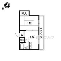 オクダビル 301 ｜ 滋賀県草津市草津３丁目（賃貸マンション1DK・3階・35.30㎡） その2