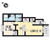 パインビレッジ90 103 ｜ 滋賀県東近江市八日市緑町（賃貸アパート1LDK・1階・46.49㎡） その2